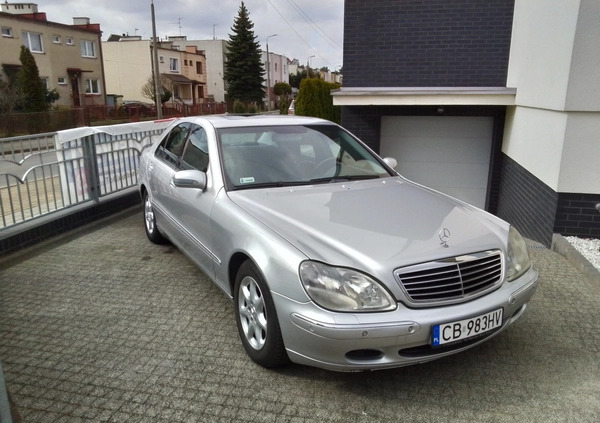 Mercedes-Benz Klasa S cena 18700 przebieg: 280000, rok produkcji 2001 z Bydgoszcz małe 92